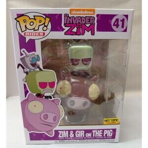 Funko POP! Rides Nickelodeon Invader Zim - Zim & Gir on The Pig #41 NEW